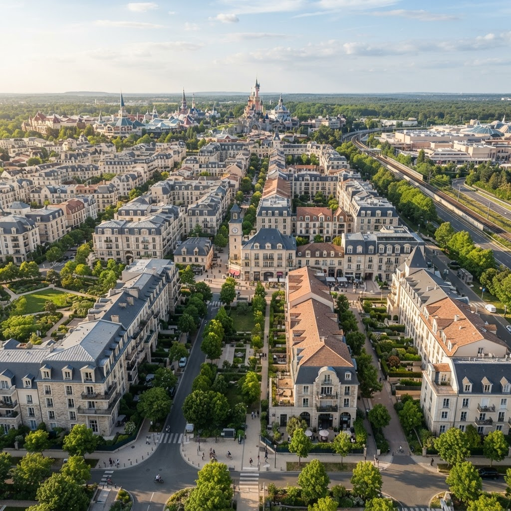 Quartier résidentiel près de Disneyland Paris géré par M2 Prestige